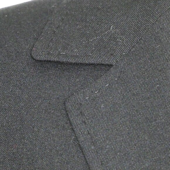 Burberry Vintage Black Wool Blend Coat /Jacket Size 48/ US Size 16 - Picture 8 of 13